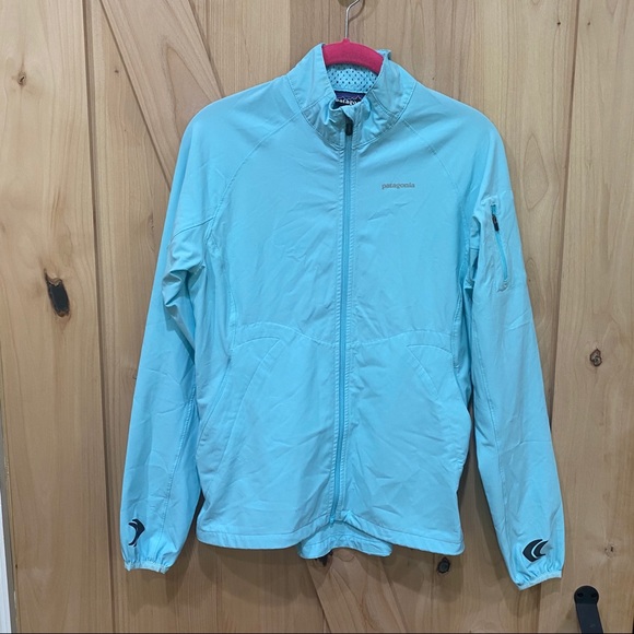 Patagonia Jackets & Blazers - Patagonia wind breaker Blue Full Zip jacket sz XS